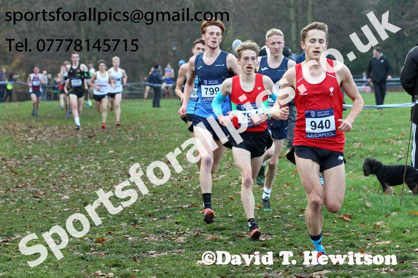 Mens junior British Athletics Liverpool Cross Challenge, Sefton Park, Liverpool. Photo:  David T. Hewitson/Sports for All Pics